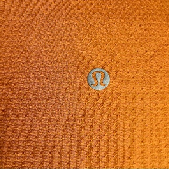 LuluLemon long sleeve swifty tech 2.0 race length orange size 10 - Picture 12 of 12
